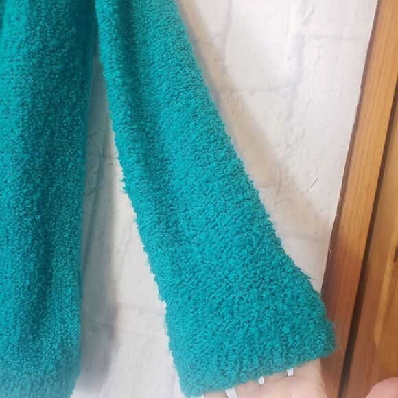 VINTAGE THE ITALIAN MOB Open Front Popcorn Knit Cardigan Sweater - Picture 3 of 8